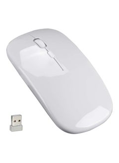 Buy Ultra-Thin Wireless Mouse White in Saudi Arabia