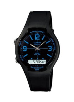 Buy Men's Youth Analog & Digital Quartz Watch AW-90H-2BVDF - 39 mm - Black in Saudi Arabia