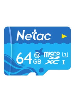 Buy MicroSD XCI Class10 Memory Card Blue in Saudi Arabia