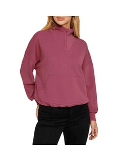 Buy Freja High Neck Sweatshirt Hawthorn Rose in UAE