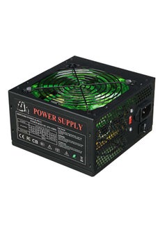 Buy Power-Supply LED PC Fan 15 x 14cm Black in Saudi Arabia