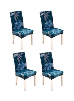 Buy 4-Piece Dining Chair Cover Multicolour 38x46centimeter in UAE