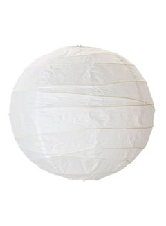 Buy Round Shape Pendant Light White 6 x 19cm in Saudi Arabia
