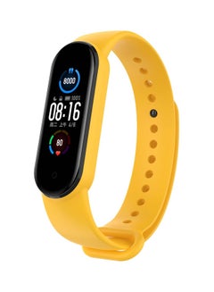 Buy Silicon Replacement Band For Mi 5/6 Yellow in Saudi Arabia