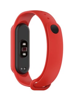 Buy Silicon Replacement Band For Mi 5/6 Red in Saudi Arabia