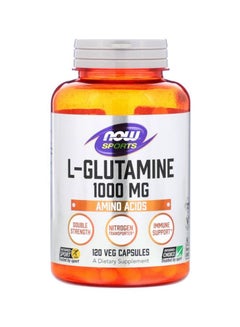 Buy L-Glutamine Amino Acids 1000mg - 120 Capsules in UAE