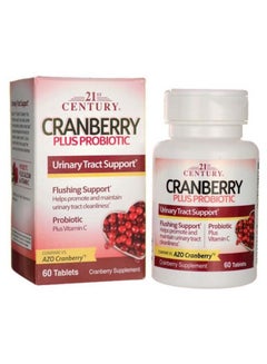 Buy Cranberry Plus Probiotic Urinary Tract Support - 60 Tablets in Saudi Arabia