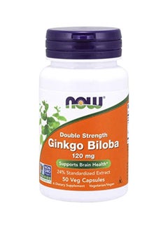 Buy Ginkgo Biloba Dietary Supplement 120 Mg, 50 Veg Capsules in UAE