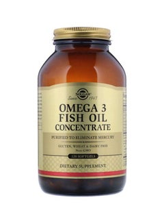 اشتري Omega-3 Fish Oil Concentrate Dietary Supplement - 120 Softgels في الامارات