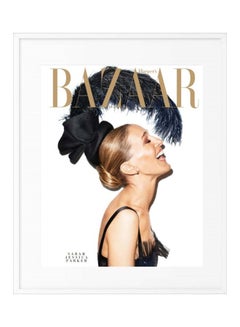 Buy Harper Bazaar Magazine Cover of Sarah Jessica Parker in White frame 40x50cm in UAE