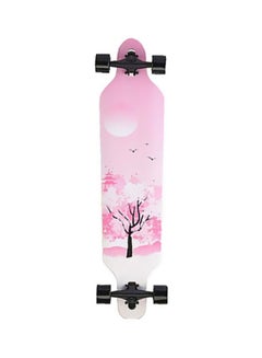 Buy Scenery Printed Skateboard With Maple Wood Deck 80x20x13cm in Saudi Arabia