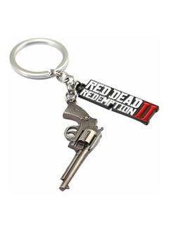 Buy Red Dead Redemption 2 Gun Key Chain Black/Silver/White in Saudi Arabia