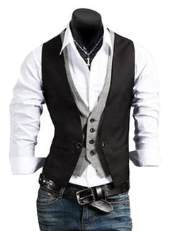 Buy Classic Waistcoat Black in Saudi Arabia