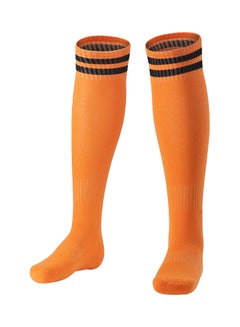 Buy Pair Of Sports Training Socks Orange/Black in UAE