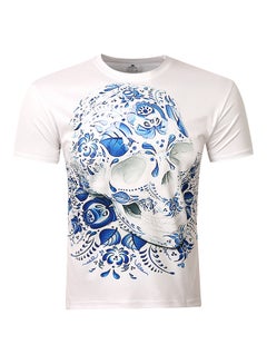 اشتري Graphic Print T-shirt White في السعودية