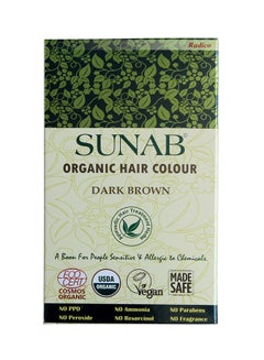 Buy Organic Hair Color Dark Brown 100grams in UAE