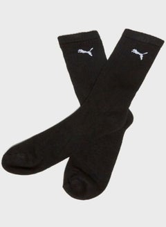 Buy Pack Of 3 Solid Socks Black in UAE