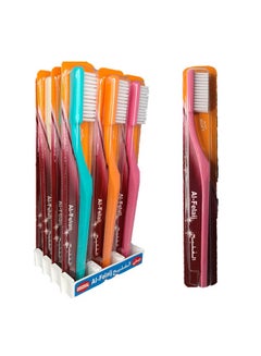 Buy Toothbrush Soft Pack of 12 Multicolour in UAE