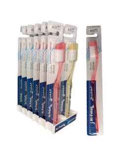 Buy Toothbrush SoftClinically Tested Pack Of 12 Multicolour in UAE