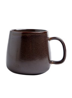 Buy Ceramic Cup Of Kiln Changing Glaze Brown 13.5x9x9cm in UAE