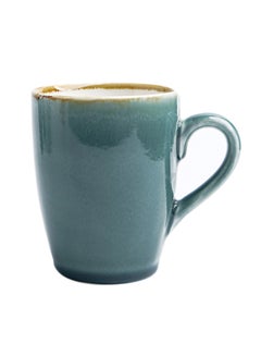 Buy Ceramic Kiln Changing Glaze Mug Blue 11.5x8.2x11cm in UAE