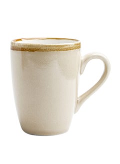 Buy Ceramic Kiln Changing Glaze Mug Beige 11.5x8.2x11cm in UAE