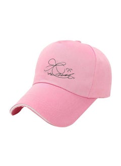 Buy BTS Printed Baseball Cap Pink/Black in Saudi Arabia