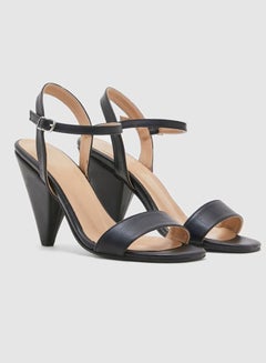 Buy Synthetic Casual Sandals Black in UAE