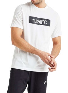 Buy F.C. Football Short Sleeve T-Shirt White/Black in UAE