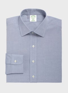 Buy Collared Buttoned Down Shirt Blue in UAE