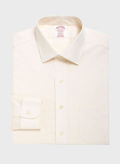 Buy Collared Buttoned Down Shirt Beige in UAE
