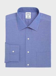 Buy Collared Buttoned Down Shirt Blue in UAE