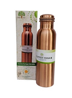 Buy Yoga Water Bottle Copper 950ml in UAE