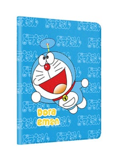 Buy Doraemon Printed Protective Flip Cover For Huawei MatePad Pro Blue/White/Red in Saudi Arabia