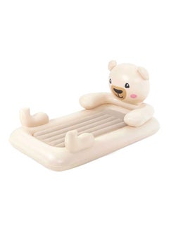 Buy Dreamchaser Airbed Teddy Bear 26-67712 Plastic Beige/Black/Pink in UAE