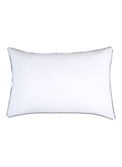 Buy Solid Design Hilton Pillow Polyester White 50x75cm in Saudi Arabia