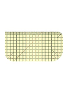 Buy Hot Ironing Ruler Yellow/Red/Black 20x10cm in UAE