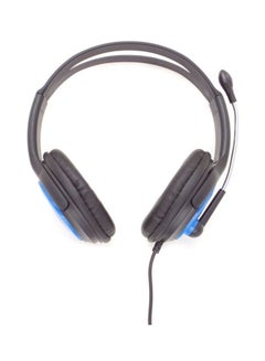 Buy Wired Stereo Gaming Headset With Mic - Black/Blue in Saudi Arabia