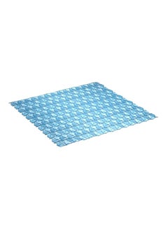 Buy Anti Slip Bath Mat Blue 54x54cm in Saudi Arabia