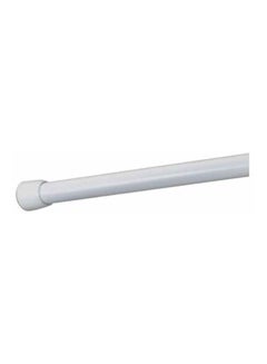 Buy Cameo Shower Curtain Tension Rod White 75x1x1inch in Saudi Arabia