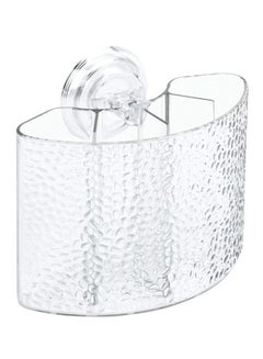 Buy Suction Cup Toothbrush Holder Clear 7x3x6inch in Saudi Arabia