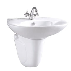 Buy Wall Hung Wash Basin White Standard in UAE