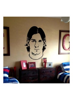 Buy Lionel Messi Wall Decoration Sticker Black 120x55cm in Egypt