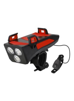Buy 4-In-1 Bicycle Phone Holder With LED Light 12.5x5.2cm in UAE