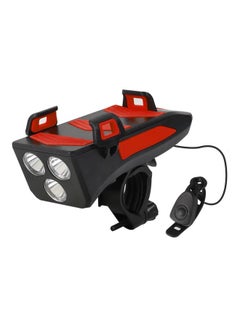 Buy 4-In-1 Bicycle Phone Holder With LED Light 12.5x5.2cm in Saudi Arabia