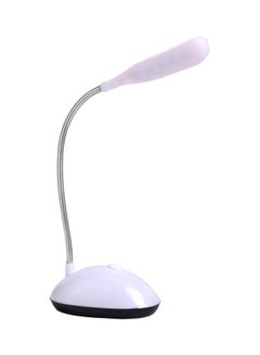 Buy Extendable Mini Desk Lamp White 5x8.5x28.5cm in Saudi Arabia