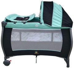 Buy Portable Baby Play Pen With Mosquito Net And Toys in Saudi Arabia