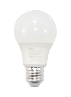 اشتري مصباح LED E27 أبيض/فضي 60x108مم في الامارات