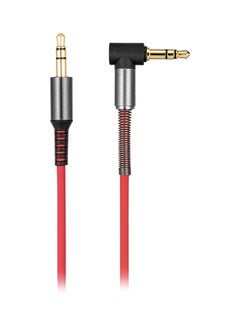 Buy Aux Audio Spring Cable Red in Egypt