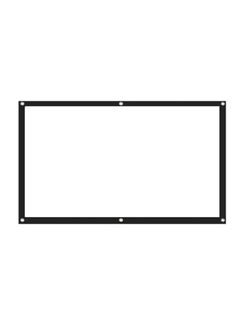 Buy 100-Inch Projector Screen C10078-100-L White/Black in UAE